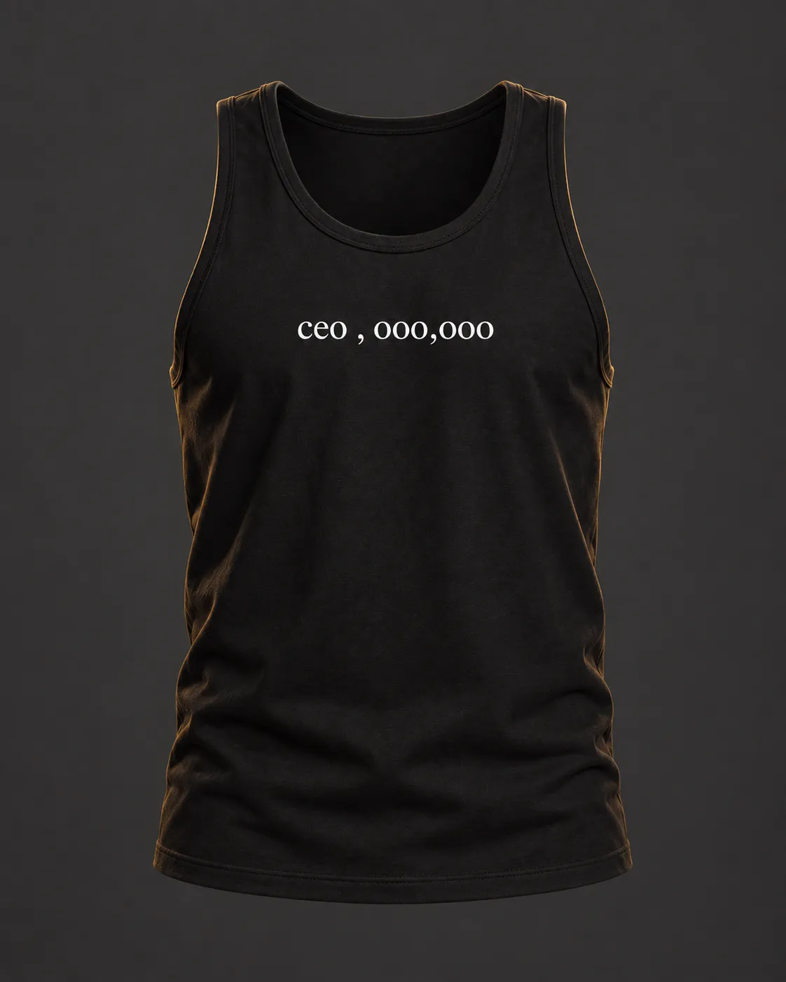 luxury men's singlet