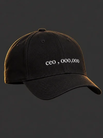 luxury black men's caps