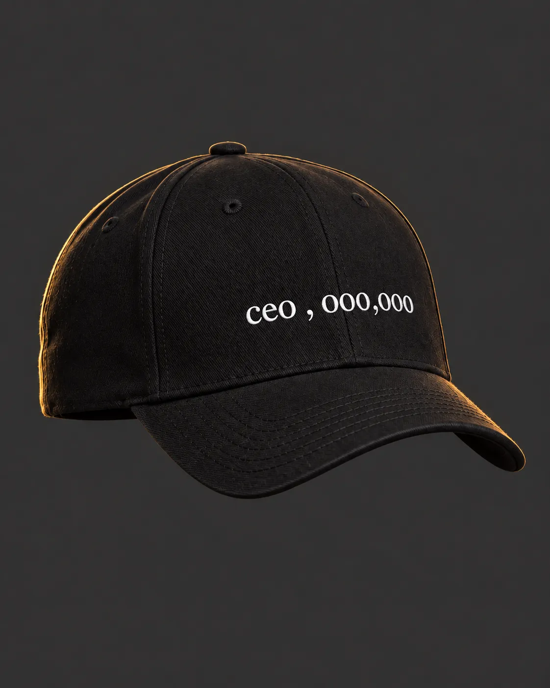 luxury black men's caps