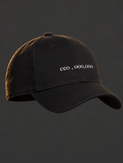 luxury black women's cap