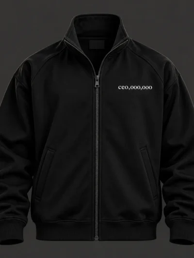 relaxed track jacket